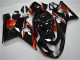 Carénages Moto Suzuki GSXR 600/750 2004-2005 - Noir Brillant Rouge Bande