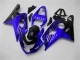 Carénages Moto Suzuki GSXR 600/750 2004-2005 - Bleu Noir Brillant