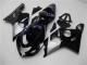 Carénages Moto Suzuki GSXR 600/750 2004-2005 - Noir Brillant Argent Bleu