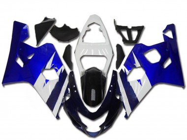 Kits Carénage Moto Suzuki GSXR 600/750 2004-2005 - Blanc Bleu Noir Abordables
