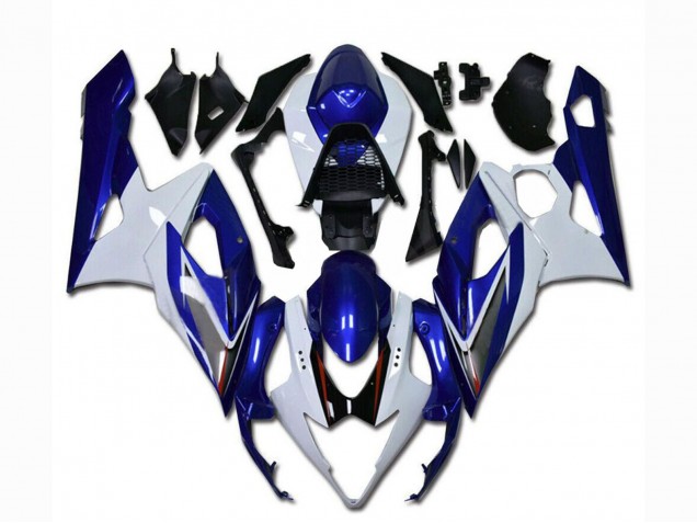 Carénage Moto Suzuki GSXR 1000 2005-2006 - Blanc Bleu