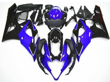 Kits Carénage Moto Suzuki GSXR 1000 2005-2006 - Bleu Noir Abordables