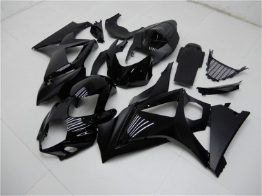 Carénages Moto Suzuki GSXR 1000 2007-2008 - Noir Brillant Noir Mat No Décalque Abordables