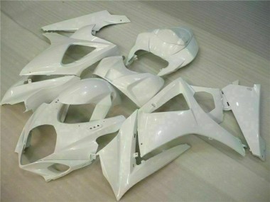 Carénages Moto Suzuki GSXR 1000 2007-2008 - Blanc Abordables