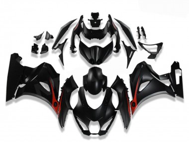 Carénages Moto Suzuki GSXR 1000 2017-2024 - Noir Rouge Abordables