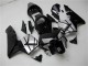 Carénages Moto Honda CBR600RR 2003-2004 - Argent Noir Brillant Bande