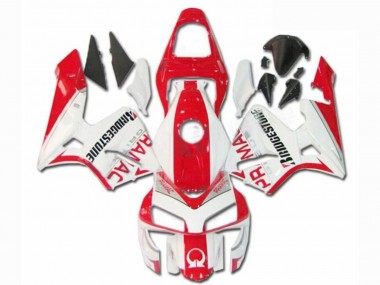 Carénages Moto Honda CBR600RR 2003-2004 - Blanc Rouge Pramac Bridgestone Abordables