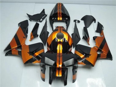 Kits Carénage Moto ABS Honda CBR600RR 2005-2006 - Orange Noir Abordables