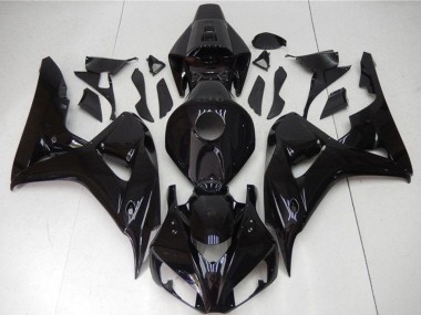 Carénages Moto Honda CBR1000RR 2006-2007 - Noir Brillant Abordables