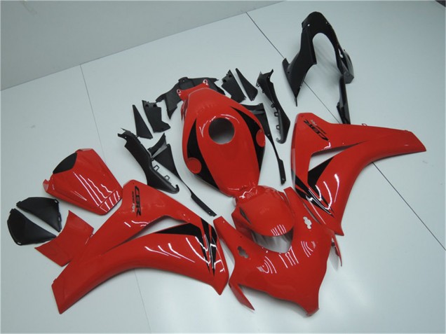 Kits Carénage Moto ABS Honda CBR1000RR 2008-2011 - Rouge Noir Brillant