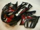 Carénages Moto Honda CBR600 F3 1995-1996 - Noir Brillant Rouge Flamme