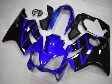 Kits Carénage Moto Honda CBR600 F4i 2004-2007 - Bleu Noir Brillant Abordables