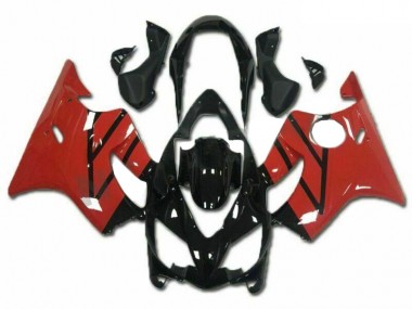 Kits Carénages Moto Honda CBR600 F4i 2004-2007 - Rouge Noir Brillant Abordables