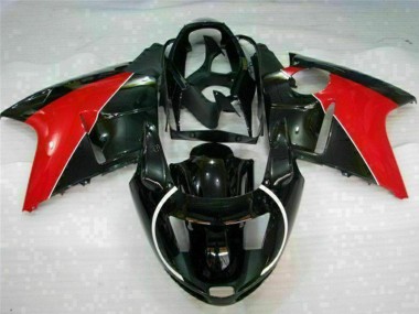 Carénages Moto Honda CBR1100XX Blackbird 1996-2007 - Rouge Noir Brillant Abordables