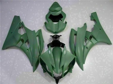 Carénage Moto Yamaha YZF R6 2006-2007 - Vert Armée Abordables