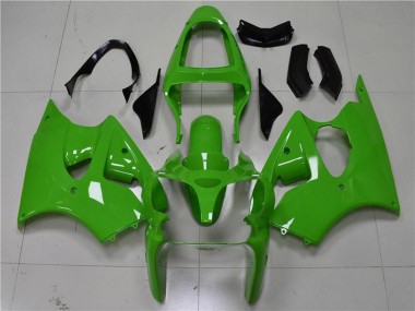 Carénages Moto Kawasaki ZX6R 2000-2002 - Vert Noir Abordables