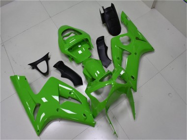 Carénage Moto Kawasaki ZX6R 2003-2004 - Vert Abordables