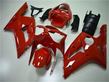 Kits Carénage Moto Kawasaki ZX6R 2003-2004 - Rouge Abordables