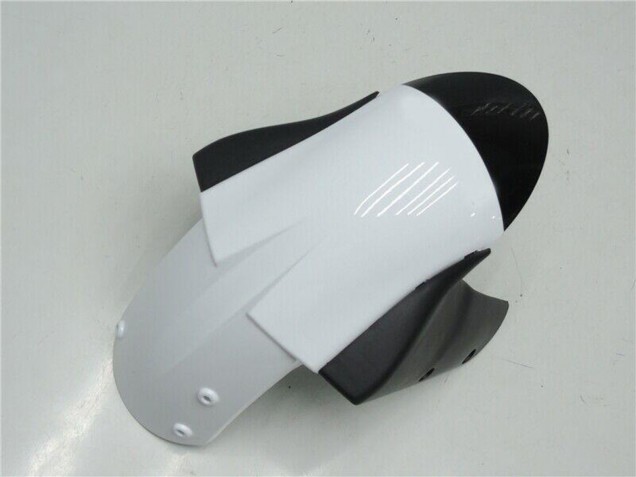 Carénages Moto Kawasaki ZX6R 2005-2006 - Blanc Noir Brillant