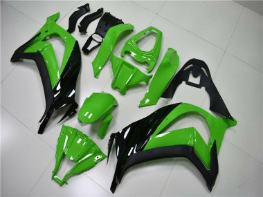 Carénage Moto Kawasaki ZX10R 2011-2015 - Vert Noir Brillant Abordables