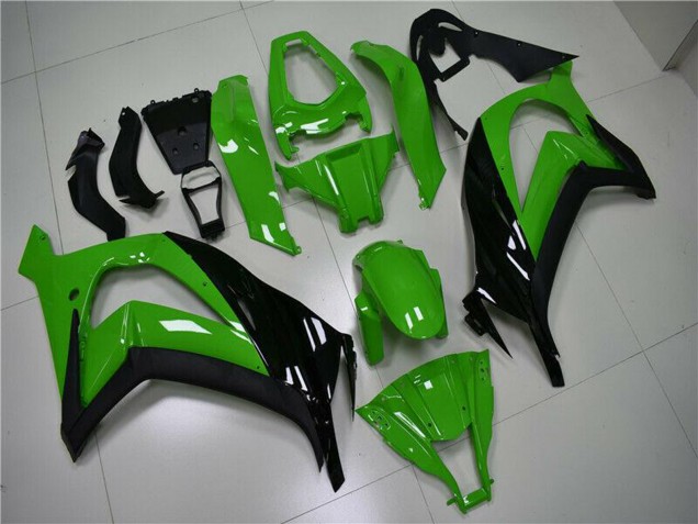 Carénage Moto Kawasaki ZX10R 2011-2015 - Vert Noir Brillant