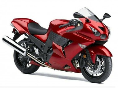 Carénages Moto Kawasaki ZX14R ZZR1400 2006-2011 - Rouge Abordables