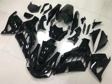 Carénages Moto Kawasaki ZX14R ZZR1400 2012-2024 - Noir Brillant Abordables