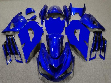 Carénages Moto Kawasaki ZX14R ZZR1400 2012-2024 - Bleu Noir Abordables