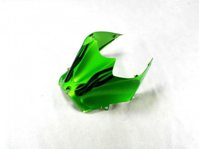 Carénage Moto Kawasaki ZX14R ZZR1400 2012-2024 - Vert Noir Brillant