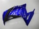 Carénages Moto Kawasaki Ninja 300 EX300R 2013-2017 - Bleu Noir Blanc Flamme