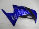 Carénages Moto Kawasaki Ninja 300 EX300R 2013-2017 - Bleu Noir Blanc Flamme