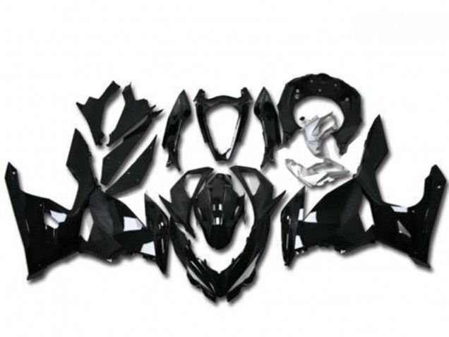 Carénages Moto Kawasaki EX400 2018-2024 - Noir Brillant