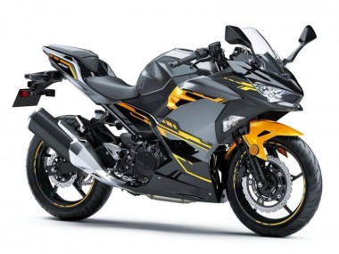 Carénages Moto Kawasaki EX400 2018-2024 - Noir Gris Orange Abordables