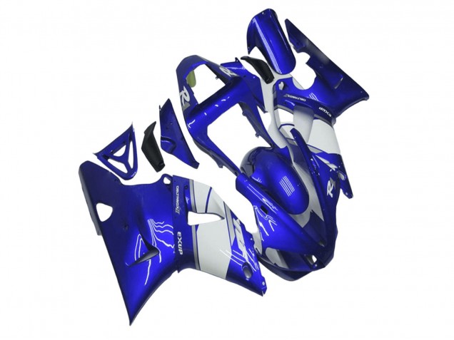 Carénage Moto Yamaha YZF R1 2000-2001 - Bleu Blanc