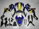Carénages Moto Yamaha YZF R1 2007-2008 - Bleu Jaune Noir Requin