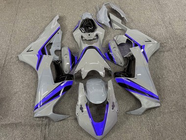 Carénages Moto Honda CBR1000RR 2017-2023 - Nardo Gris Bleu Bande Abordables
