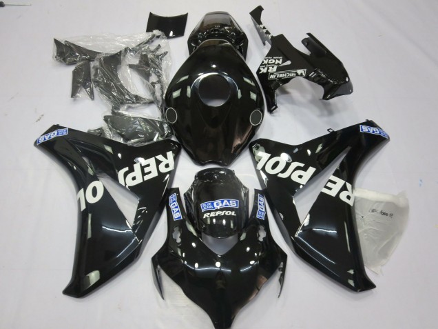 Carénages Moto Honda CBR1000RR 2008-2011 - Noir Brillant Bleu Blanc Repsol