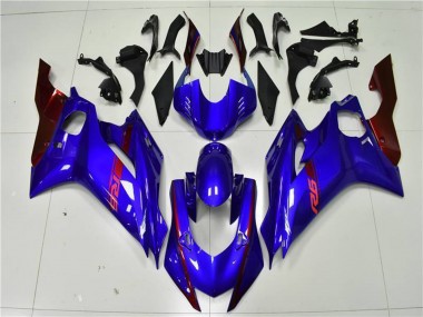 Carénages Moto Yamaha YZF R6 2017-2023 - Bleu Rouge Abordables