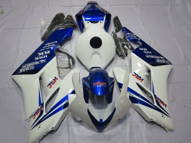 Carénages Moto Honda CBR1000RR 2004-2005 - Blanc Bleu HRC Abordables
