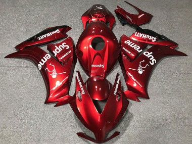 Carénages Moto Honda CBR1000RR 2012-2016 - Rouge Foncé Supreme Abordables