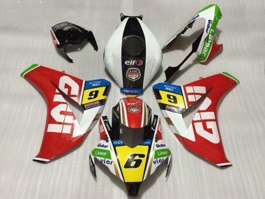 Carénages Moto Honda CBR1000RR 2008-2011 - Blanc Rouge Jaune Vert Noir Givi 6 Abordables