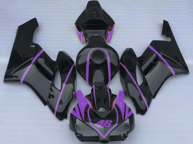 Carénages Moto Honda CBR1000RR 2004-2005 - Noir Brillant Violet Abordables