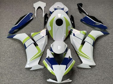 Carénages Moto Honda CBR1000RR 2012-2016 - Blanc Vert Bleu Abordables