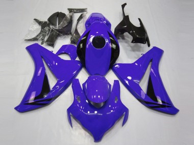 Carénages Moto Honda CBR1000RR 2008-2011 - Bleu Noir Brillant OEM Style Abordables