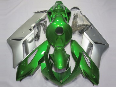 Carénages Moto Honda CBR1000RR 2004-2005 - Argent Vert Abordables