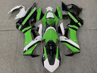 Carénage Moto Honda CBR1000RR 2017-2023 - Blanc Vert Noir Brillant Abordables