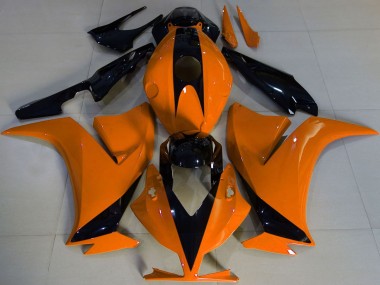 Carénages Moto Honda CBR1000RR 2012-2016 - Orange Noir Brillant Abordables