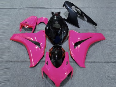 Carénages Moto Honda CBR1000RR 2008-2011 - Rose Noir Brillant Abordables