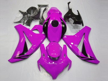 Carénages Moto Honda CBR1000RR 2008-2011 - Rose Noir Brillant OEM Style Abordables