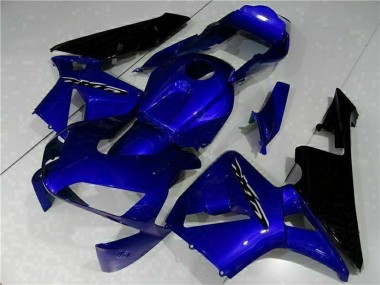 Kits Carénage Moto Honda CBR600RR 2003-2004 - Bleu Noir Brillant Abordables